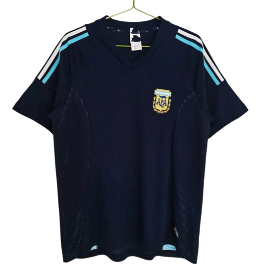 2002 Argentina Away Shirt - Throwback Retro Player Edition