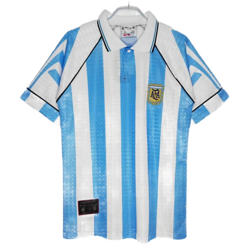 1996-1997 Argentina Home Shirt - Throwback Retro Player Edition