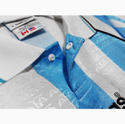 1996-1997 Argentina Home Shirt - Throwback Retro Player Edition