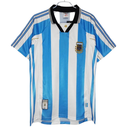 1998-1999 Argentina Home Shirt - Throwback Retro Player Edition