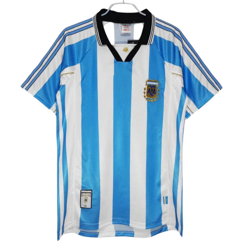 1998-1999 Argentina Home Shirt - Throwback Retro Player Edition