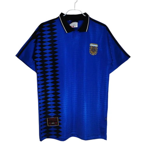 1994 Argentina Away Shirt - Throwback Retro Player Edition