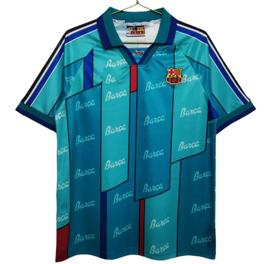 Barcelona Retro Away Kit 1995-1997 – Player Version