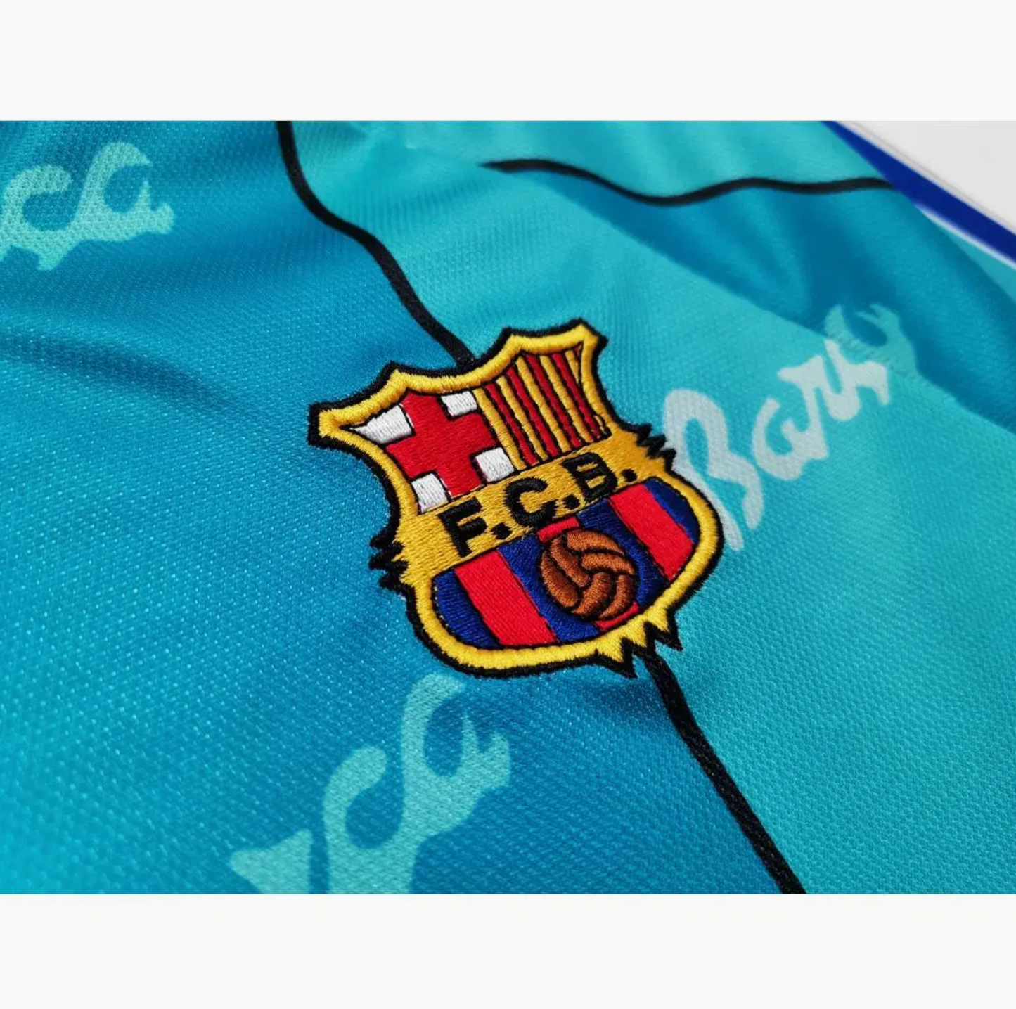 Barcelona Retro Away Kit 1995-1997 – Player Version