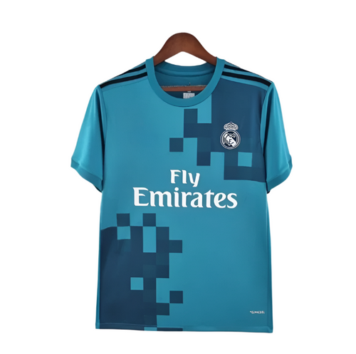 2017-2018 Real Madrid Third Set - Retro Version Club Soccer Jersey