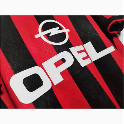 AC Milan Home Shirt from the 1995-1996 Season - Retro Version