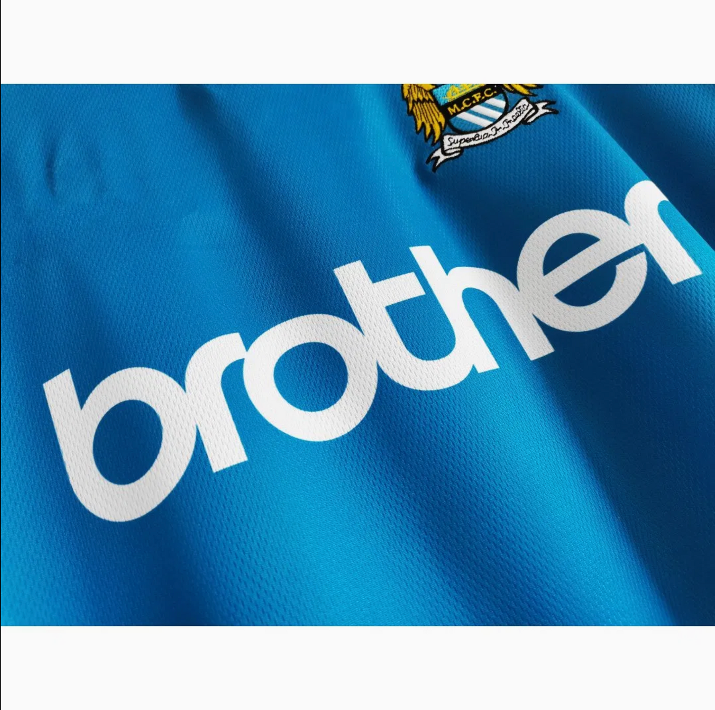 Manchester City Home Shirt from 1977-1998 Season - Retro Player Version