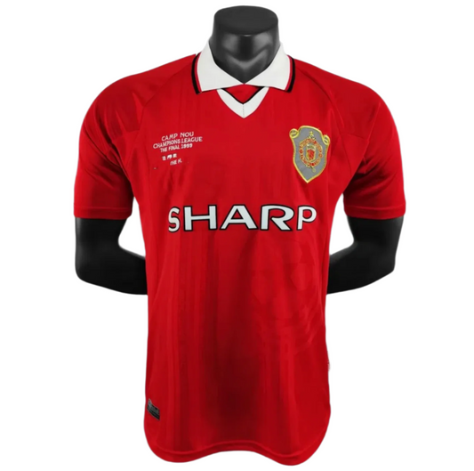 Manchester United Home Shirt from 1990 Season - Retro Player Version