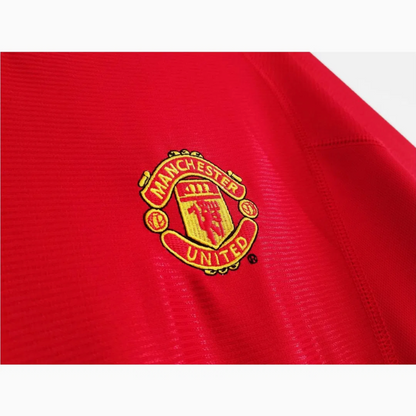 2000-2002 Manchester Home Shirt - Retro Player Version