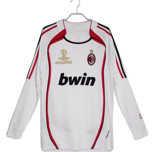 2006-2007 AC Milan Away Shirt - Retro Long Sleeve Version