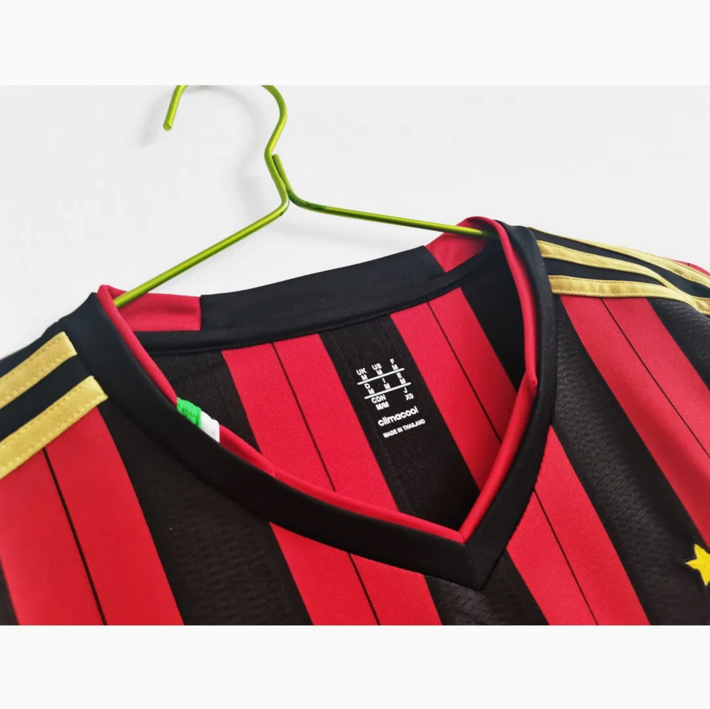 2013-2014 AC Milan Home Shirt - Retro Long Sleeve Version