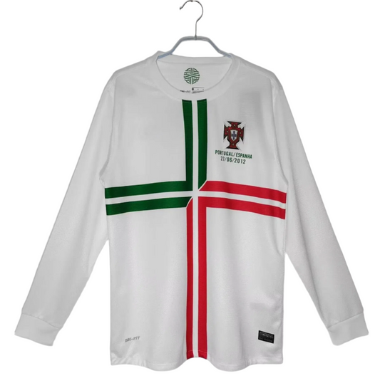 2012/2013 Portugal Home Shirt - Retro Long Sleeve Version