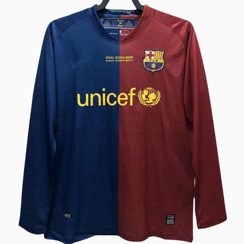 08/09 Barcelona Champions League Retro Long Sleeve – Player Version