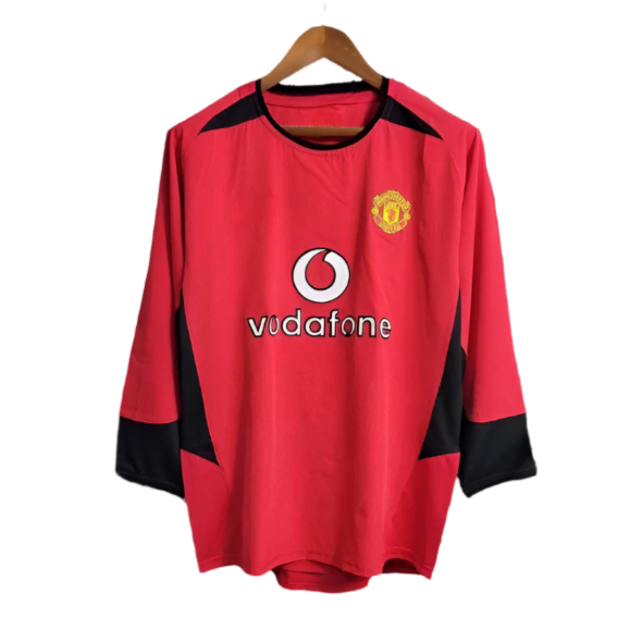 Manchester United 2002-2004 Long Sleeve Retro - Player Version