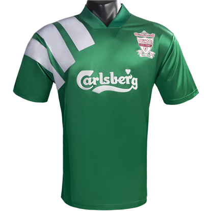 Liverpool Away 1992-1993 Retro Green - Carlsberg Edition