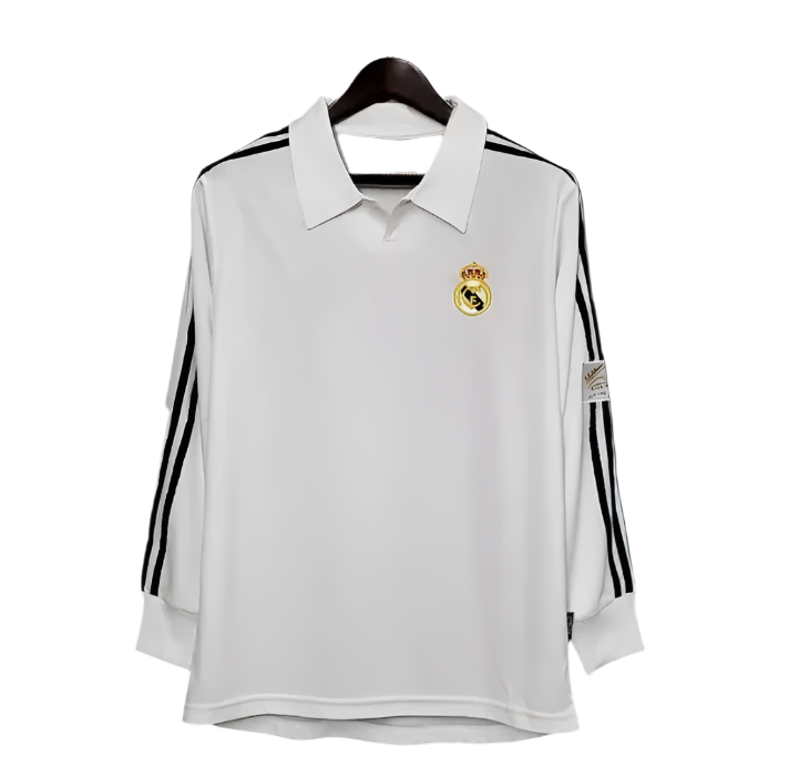 Real Madrid Home 2002 Long Sleeve Retro Shirt