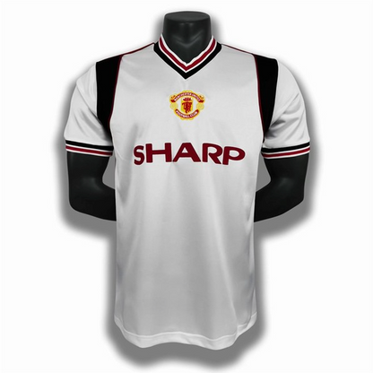 Manchester United Away Shirt Retro 1985 - Short Sleeve