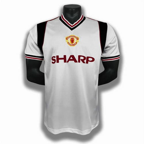 Manchester United Away Shirt Retro 1985 - Short Sleeve