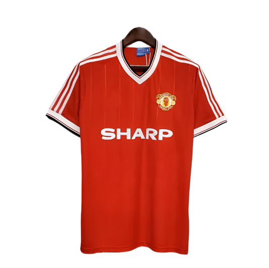 Manchester United Home Shirt Retro 1986