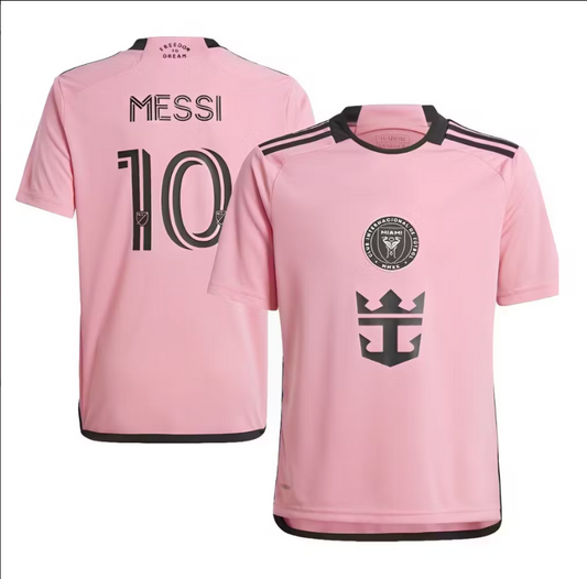 Kids/Adult Soccer Jersey, Messi, Inter Miami, Home Jersey