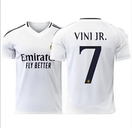 Kids/Adult Soccer Jersey, Vinicius Jr, Real Madrid (Home), Jersey