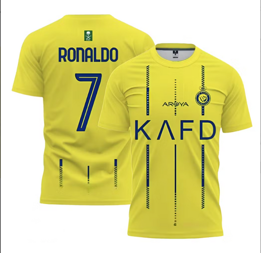 Kids/Adult Soccer Jersey, Ronaldo, Al Nassr FC, Jersey