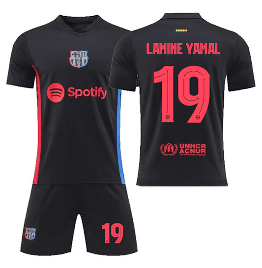 Kids/Adult Soccer Jersey, Lamine Yamal, Barcelona (Away), Jersey 24-25