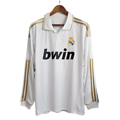 Real Madrid Retro Home Shirt Long Sleeve 2011-2012 – Player Version