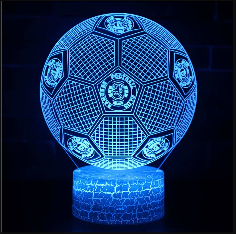 3D Football lamp