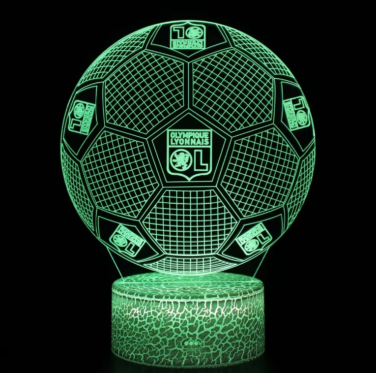 3D Football lamp