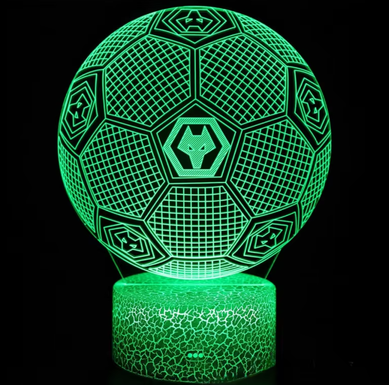 3D Football lamp