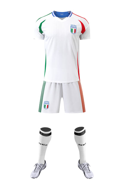 Child/Adult Italy Away Shirt European Cup - Azzurri Adventure Edition