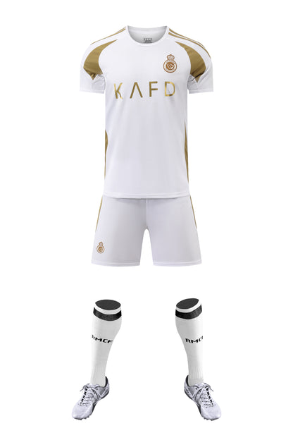 Kids/Adults Al Nassr Away Shirt 24-25 - Riyadh Away (White)