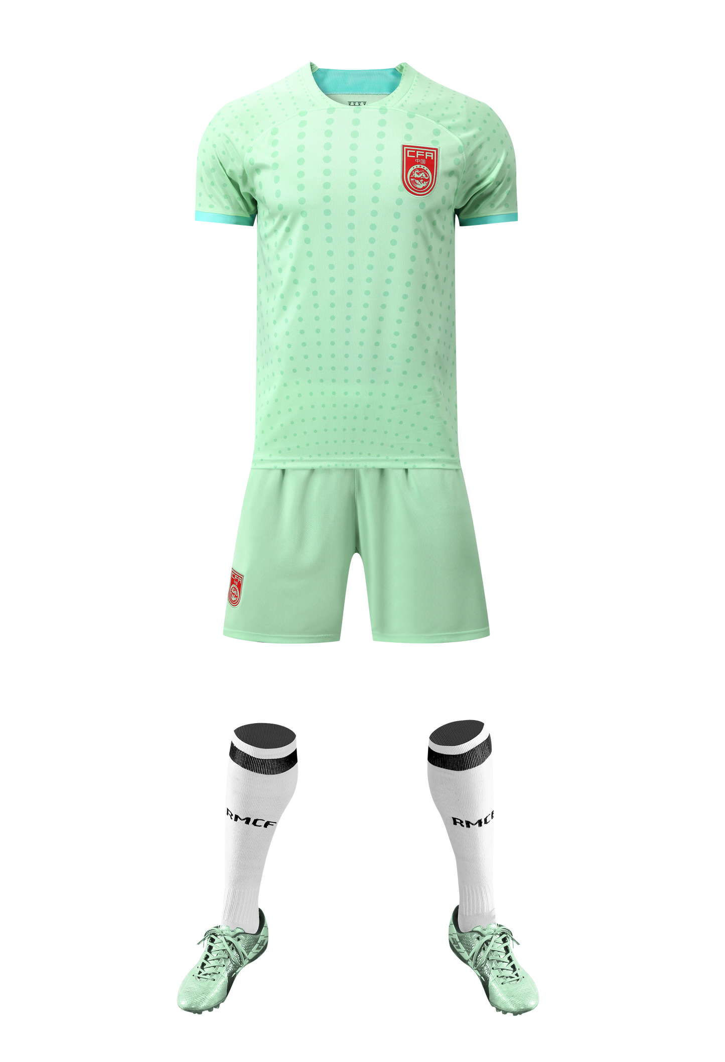 Child/Adult China Away Shirt - Green Dragon Edition