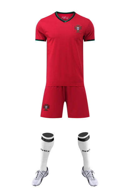 Child/Adult Portugal Home Shirt - Red Passion