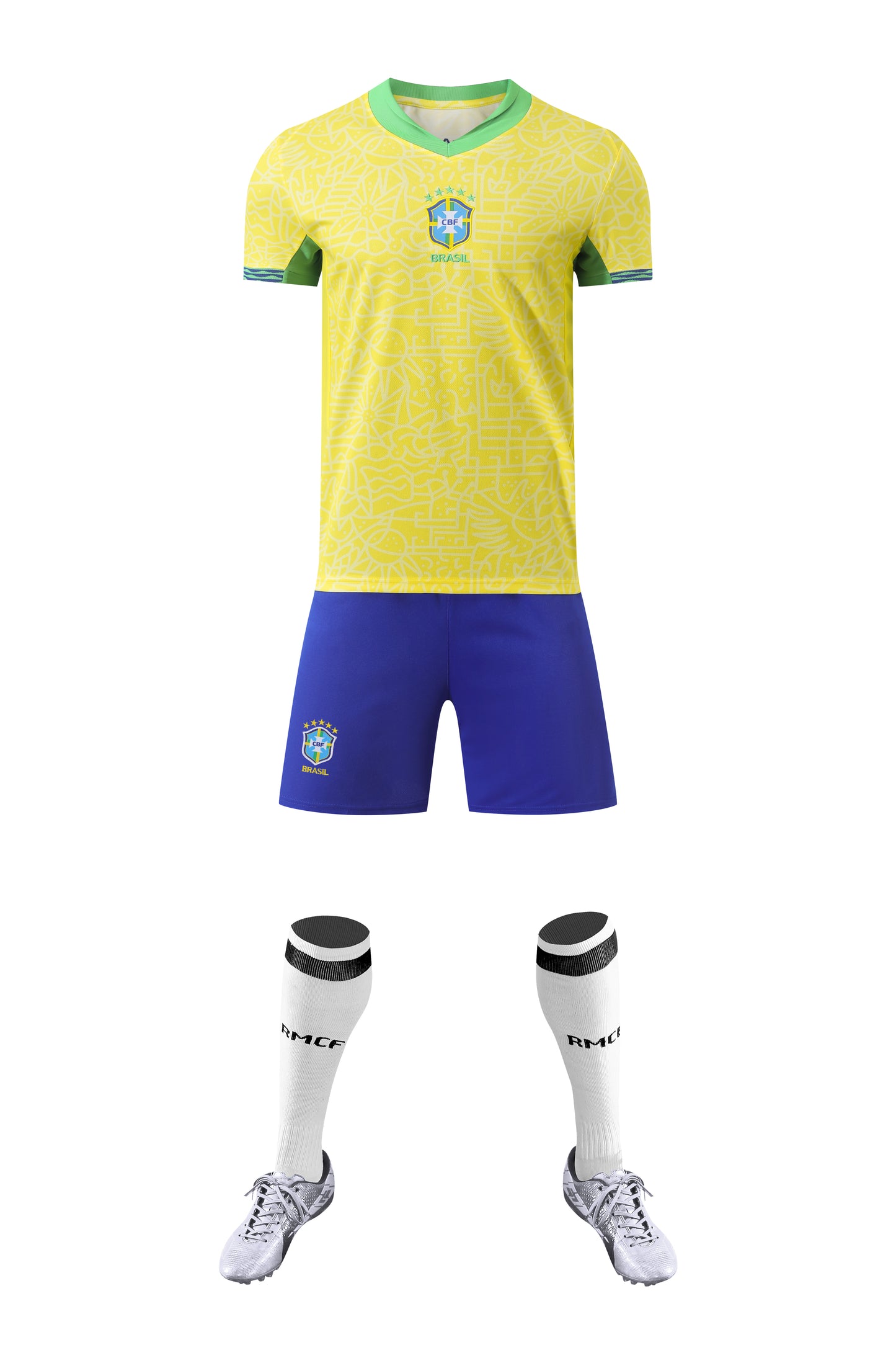 Kids/Adults Brazil Home Shirt - Samba Spirit Edition