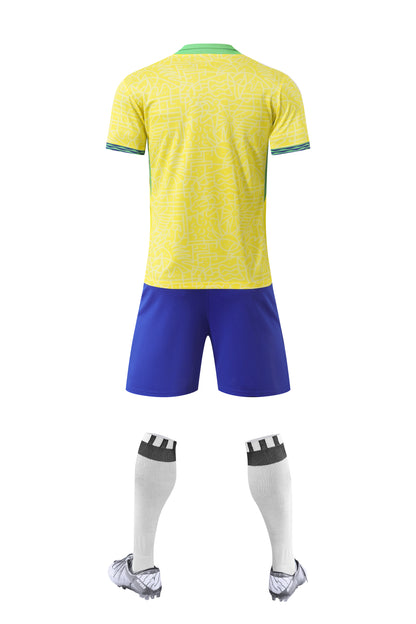 Kids/Adults Brazil Home Shirt - Samba Spirit Edition