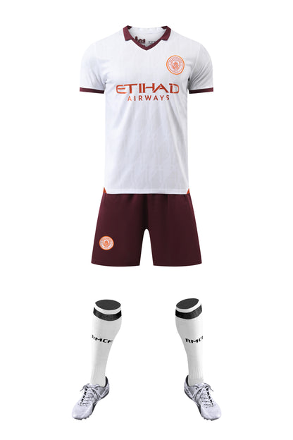 Child/Adult Manchester City Away Shirt - White Victory Edition