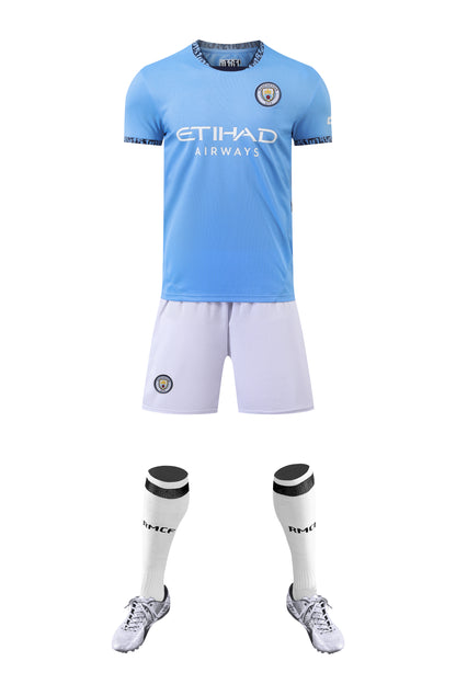 Child/Adult Manchester City Home Shirt - Sky Blue Legacy Edition