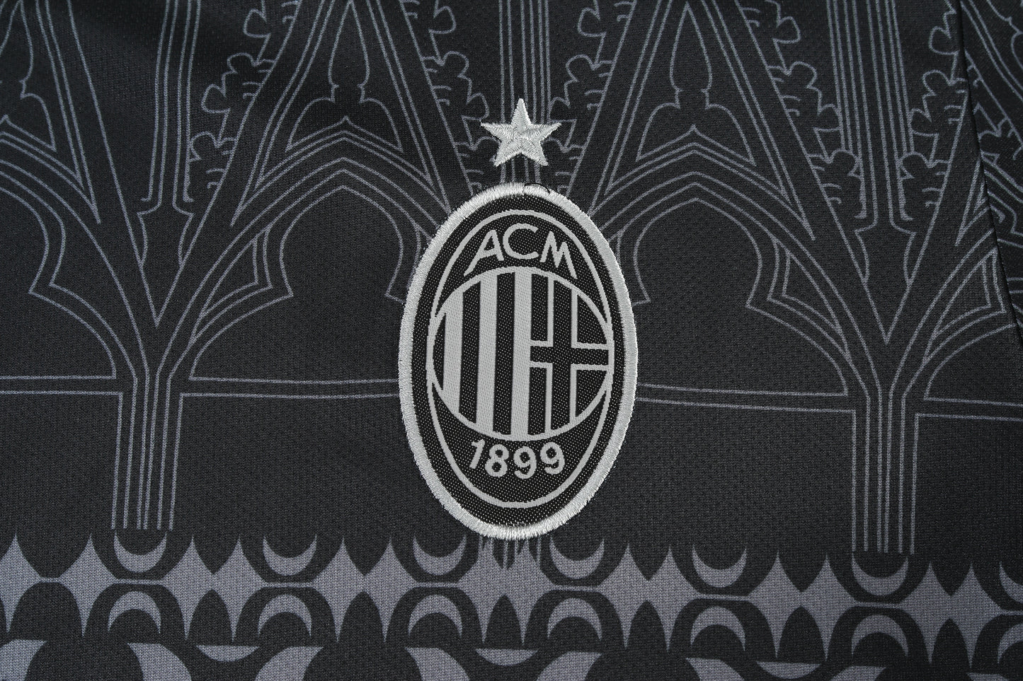 Child/Adult AC Milan Away Shirt - Black Elegance Edition