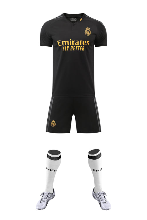 Child/Adult Real Madrid Away Shirt - Black Excellence Edition